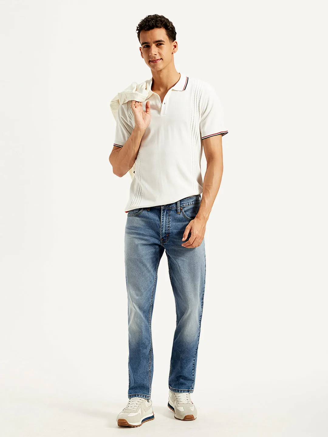 Neutral Base Seasonal Wardrobe Men's 511 Blue Slim Fit Mid Rise Jeans