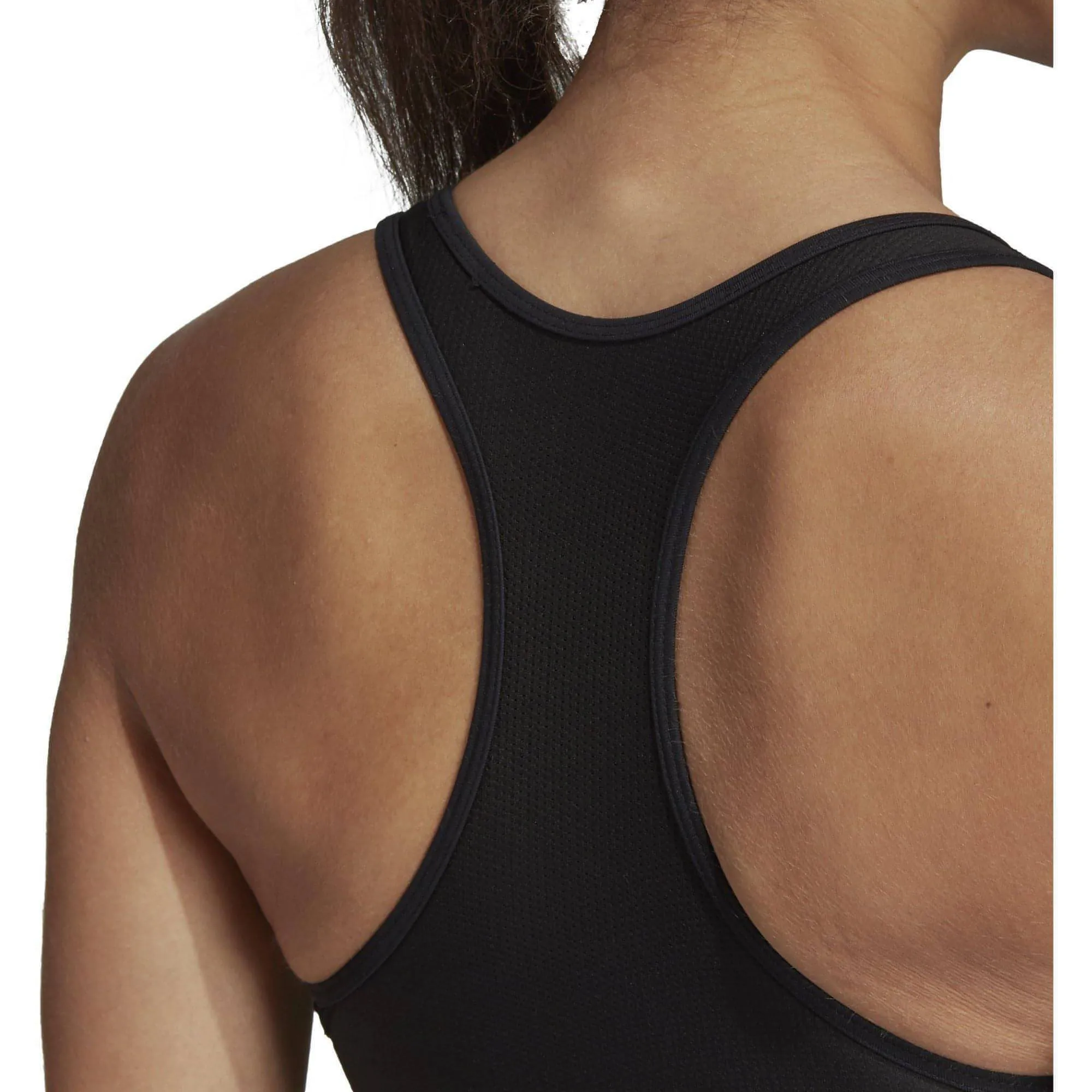 Lightweight Closure adidas Don't Rest AlphaSkin Womens Sports Bra - Black