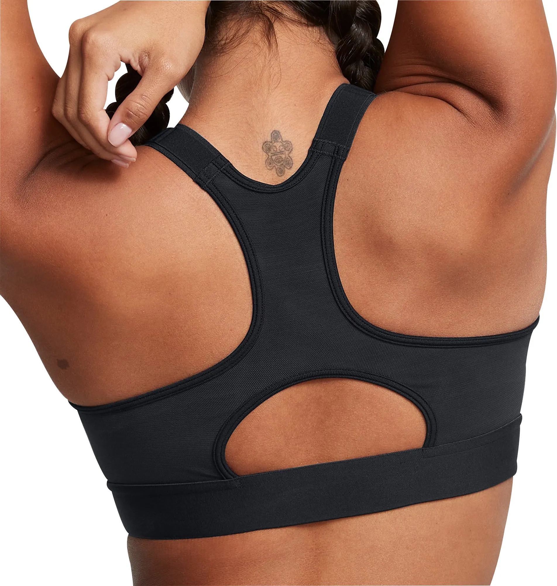 Short fit seams Tight Fit Under Armour HeatGear Armour High Womens Sports Bras - Black