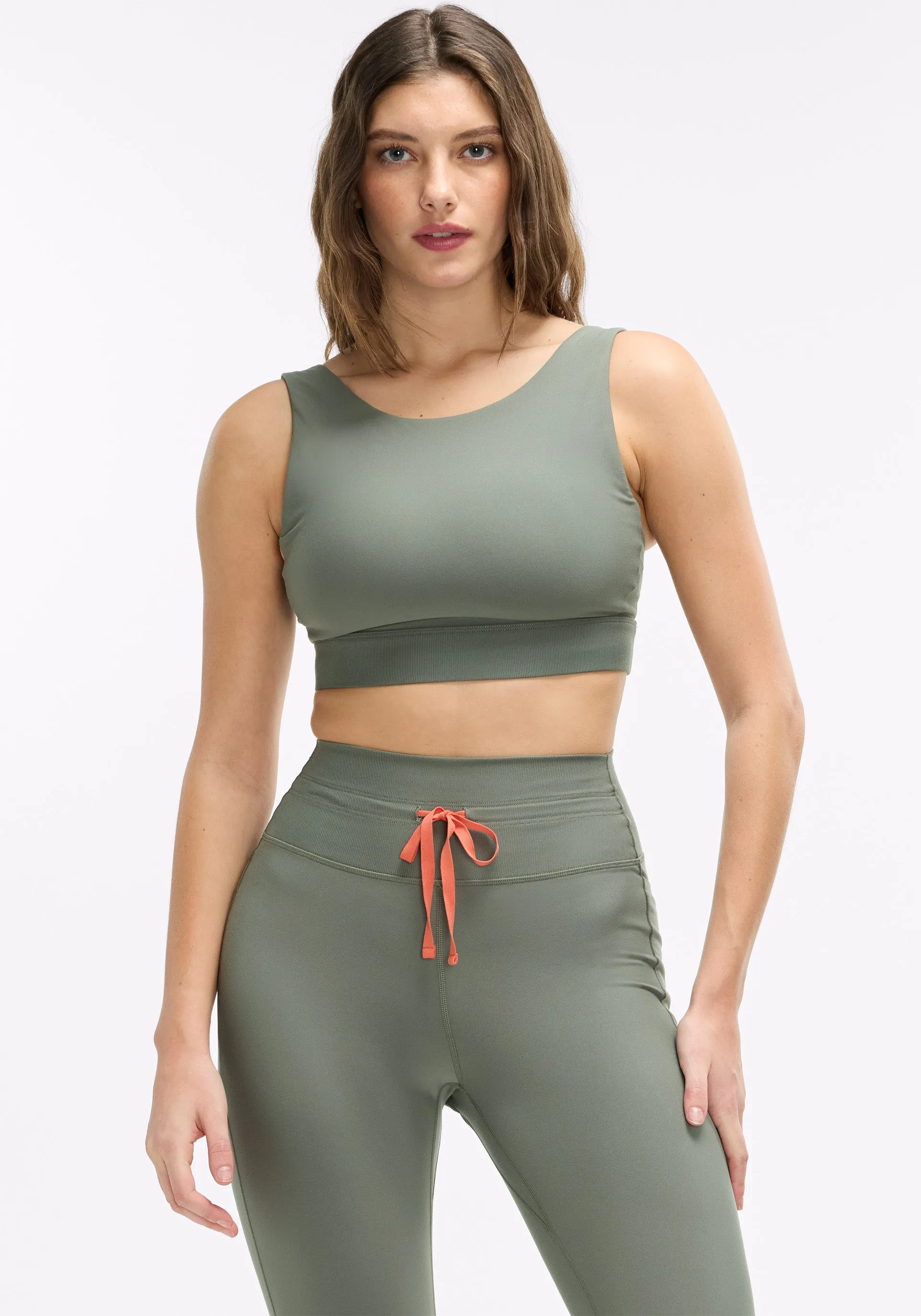Cadent High Neck Bra Breathable mesh panel Smooth Band