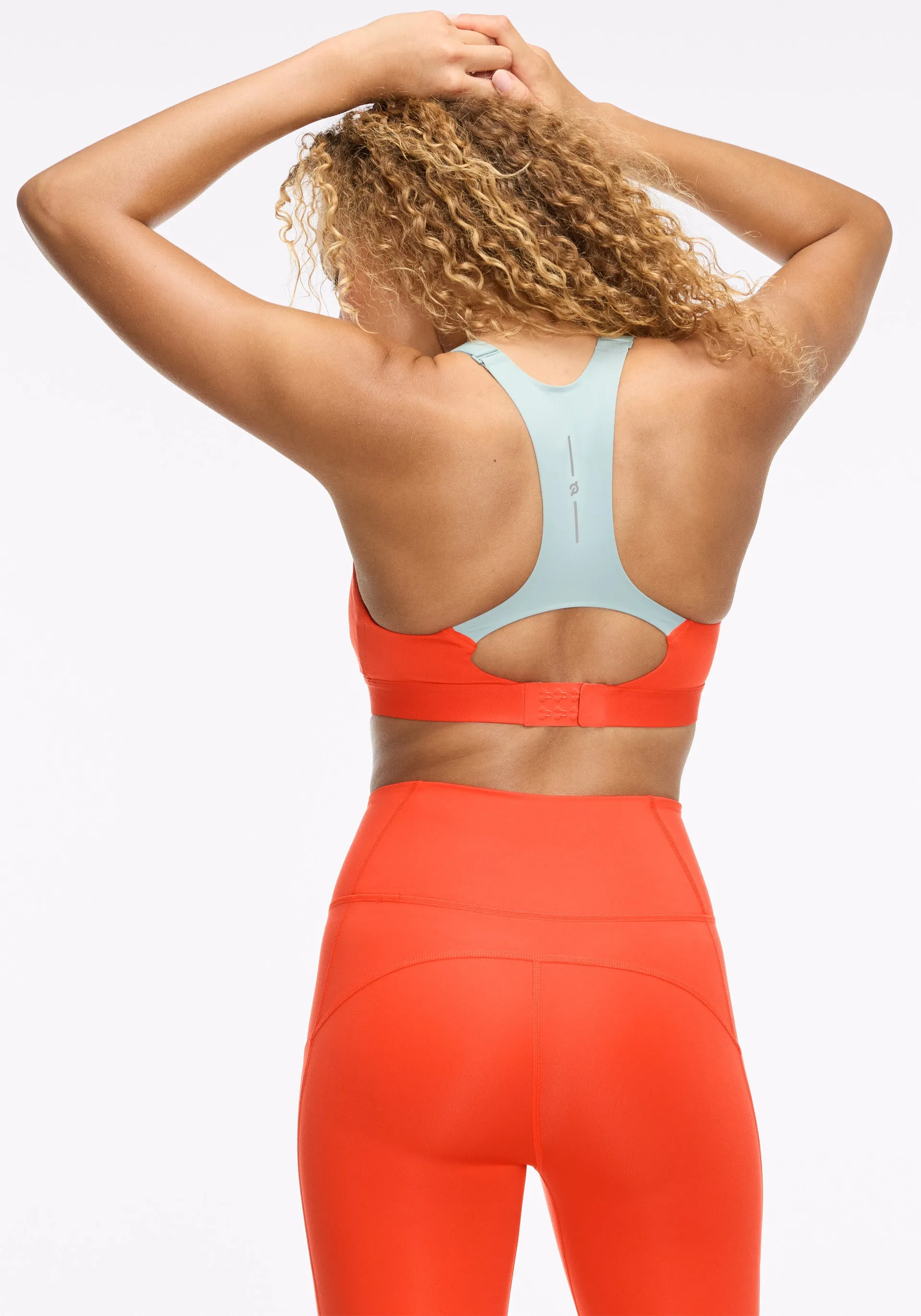 Mix and match seams PaceForm Enhanced Support Racerback Bra