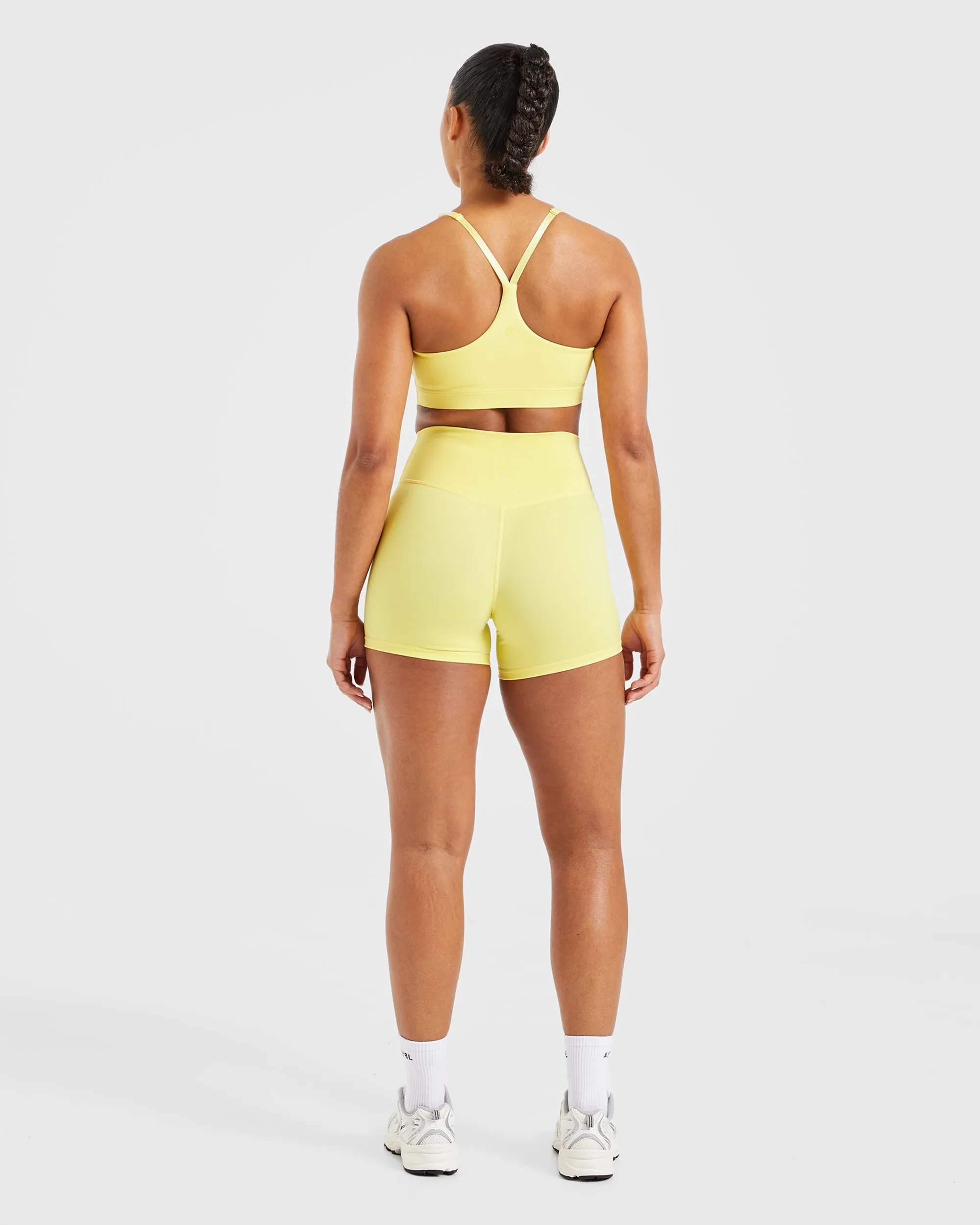 Staple Sports Bra - Pastel Lemon Supportive Fit Water-resistant
