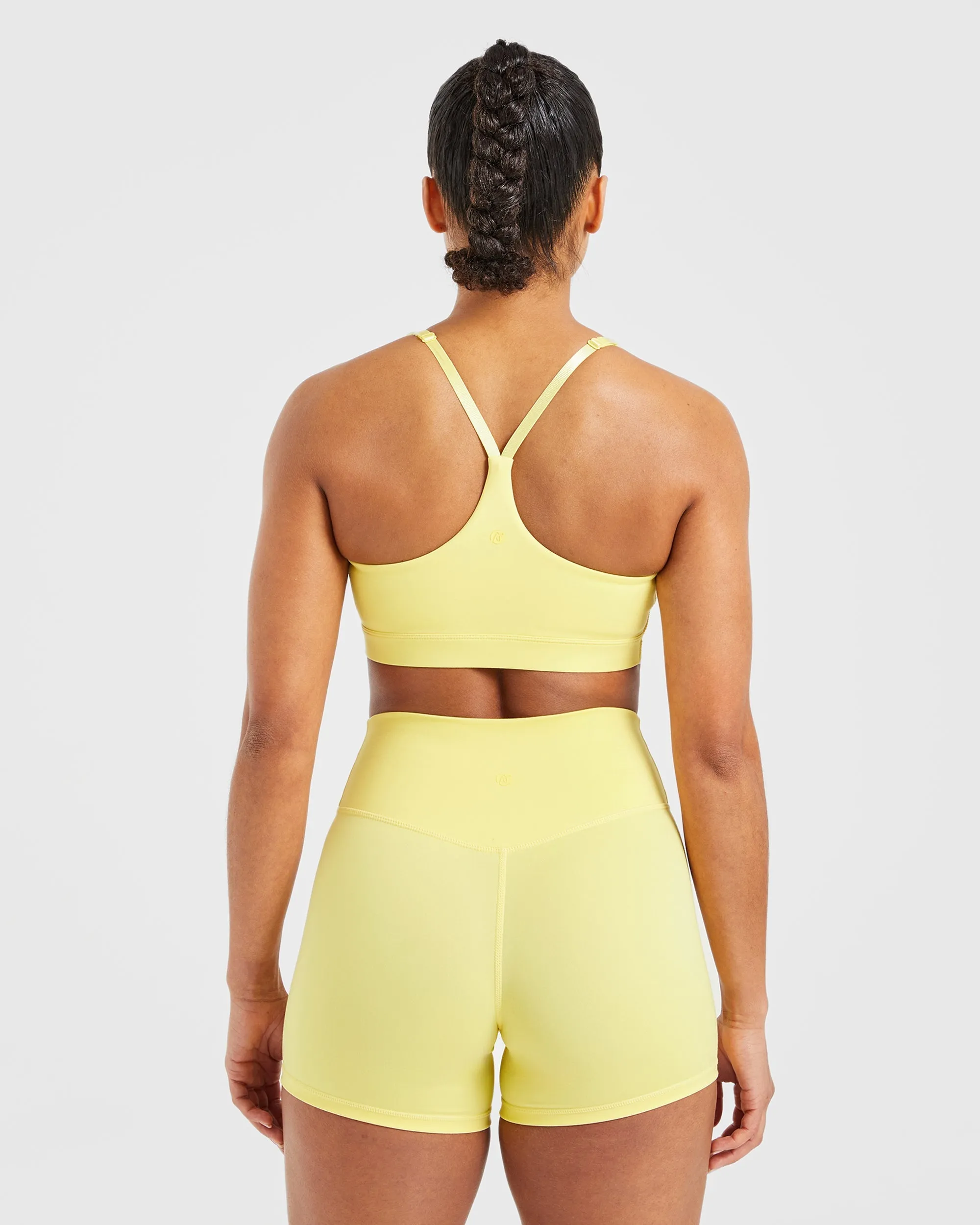 Staple Sports Bra - Pastel Lemon Supportive Comfort Flexible Cup