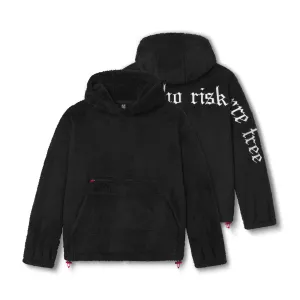 Triple Stitched Seams 0553. Sherpa Recovery Hoodie - Black/White