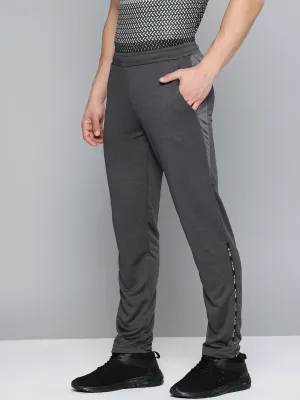FrictionResistantEdging Quick Access Pockets Alcis Men Charcoal Grey Solid Track Pants