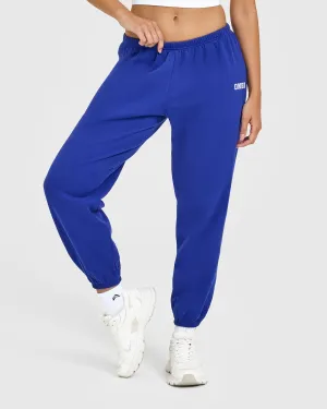 Customizable length Mid Weight Joggers | Space Blue Wide Leg