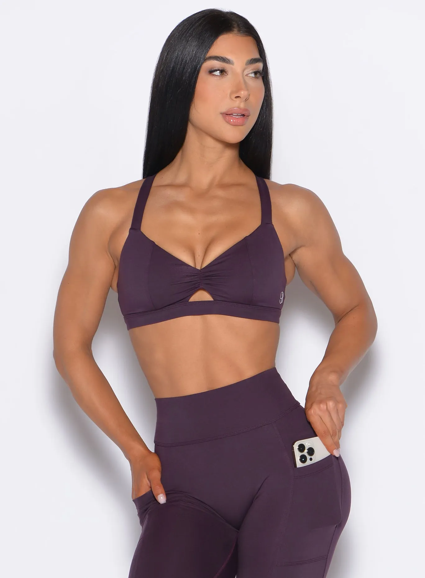 Snapped Comfortable Shape Sweetheart Sports Bra