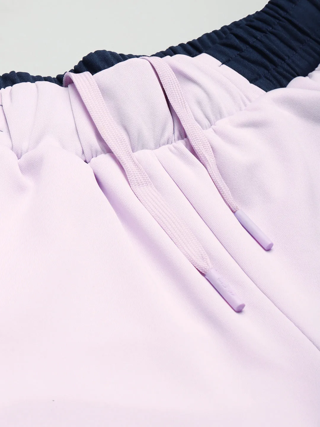 Alcis Women Lilac Solid Slim Fit Track Pants Non Restrictive Cut MachineWashable