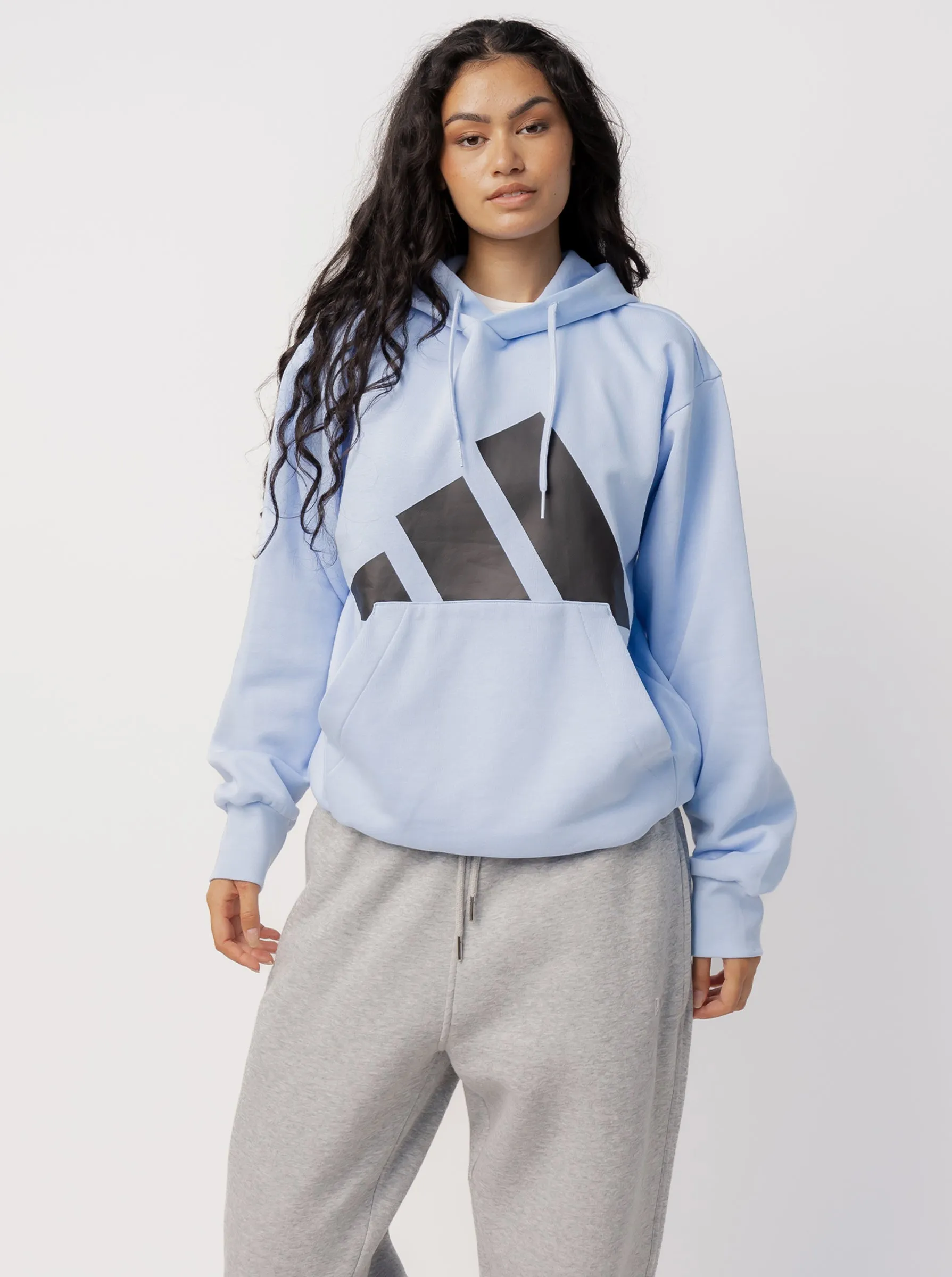 Big Logo Fleece Hoodie Unisex autumn getaway Running Gear