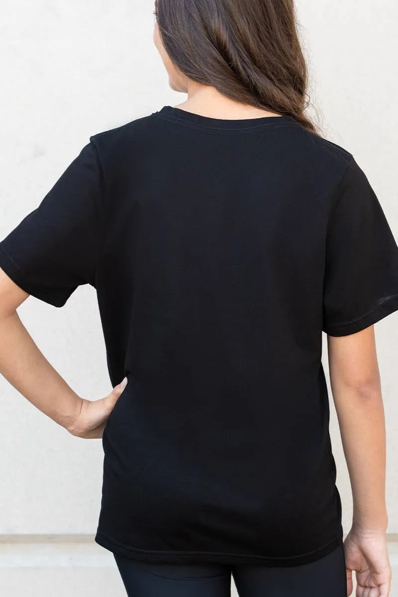 StretchableMaterial MachineWashable Fabric Unisex Rebel Against Bullying Tee in Rebel Mark