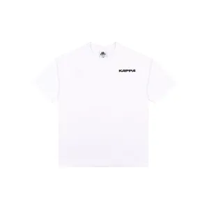 ZeroDistressFinish Light Casual Authentic Nyle T-Shirt - White Black