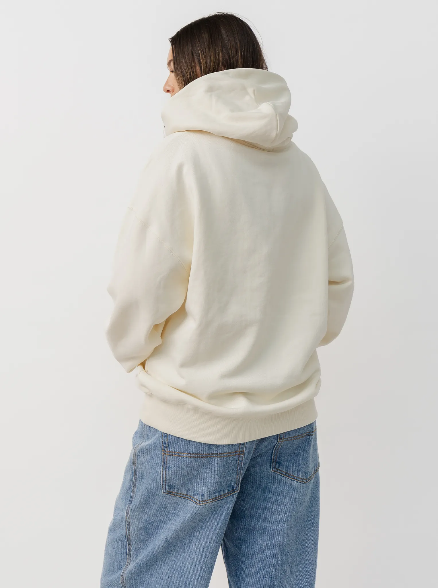 crew neck Brushtail possum like Applique Hoodie