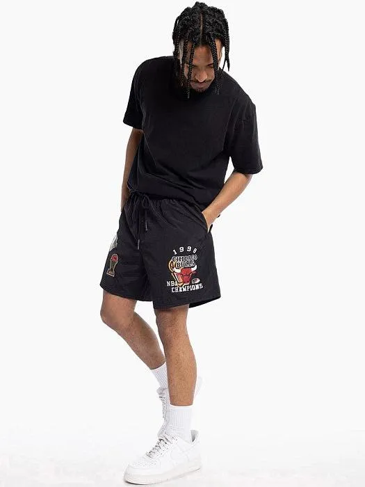 Reinforced Gusset Mesh Ventilation Zones Chicago Bulls Champs Shorts