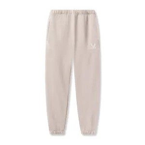 0655. Tech-Terry? Oversized Sweats - Chai "Emblem" Stretch Comfort