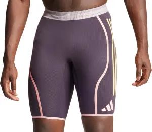 adidas Adizero Promo Mens Short Running Tights - Purple Basketball shorts Lounge Fit