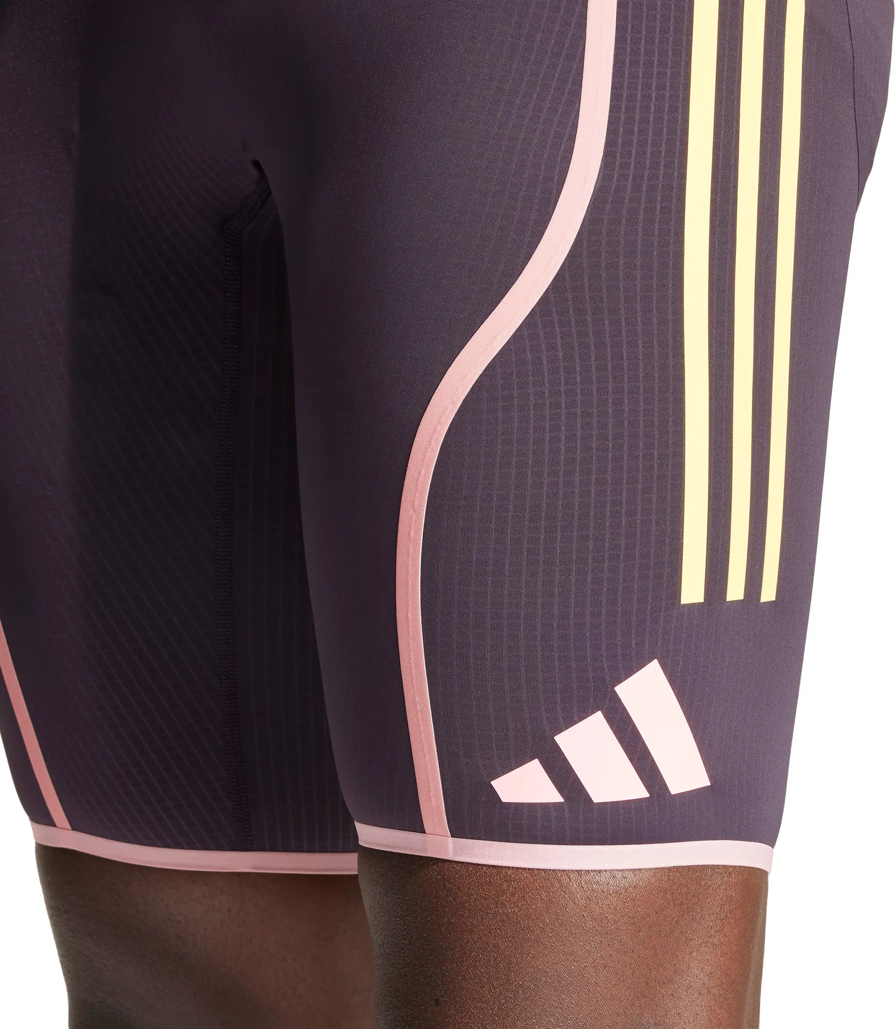 adidas Adizero Promo Mens Short Running Tights - Purple Exclusive item Easy Wear