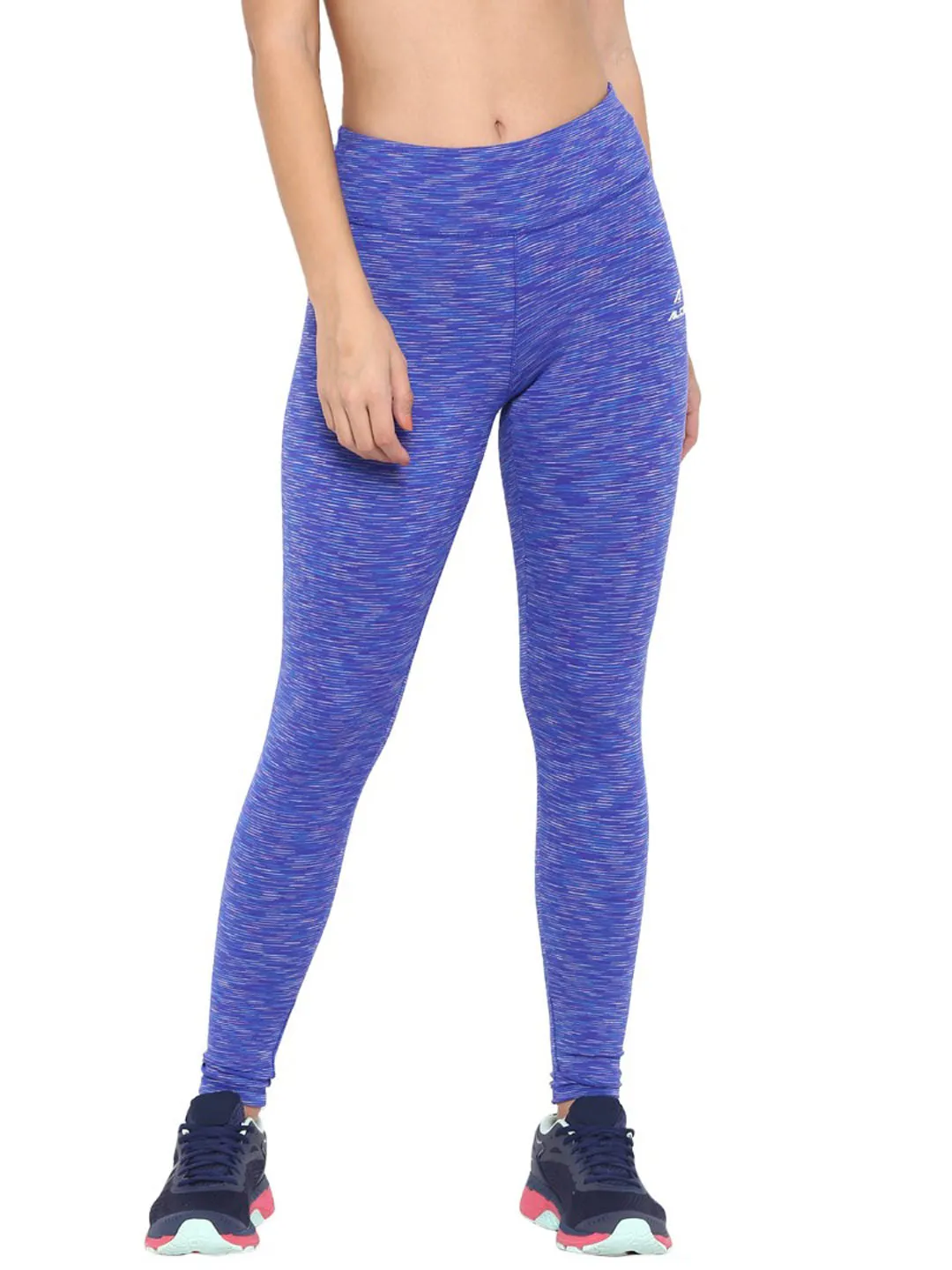 Flex form Alcis Women Blue Solid Ankle-Length Leggings