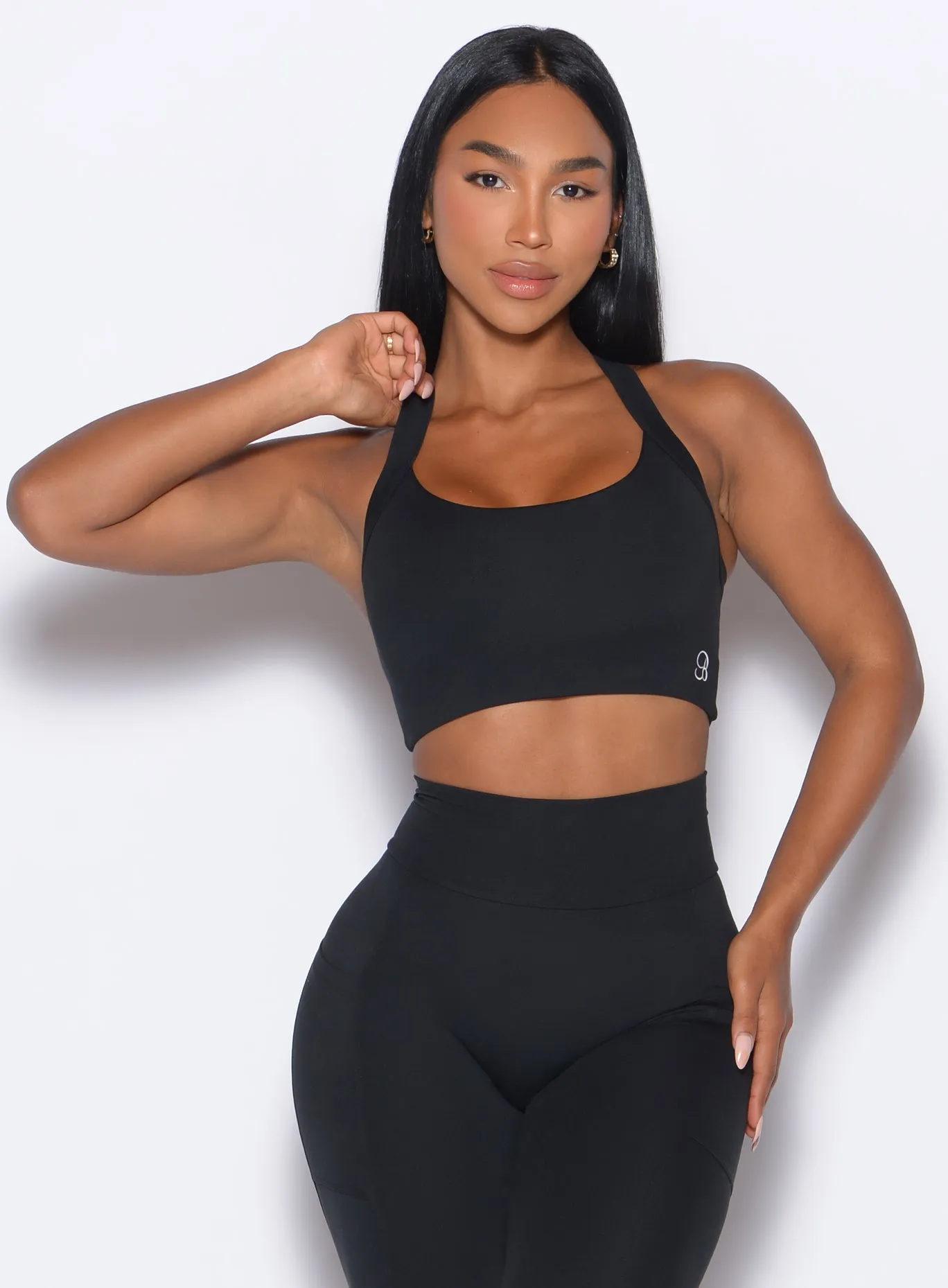 High Impact Bra Hemmed edges seams