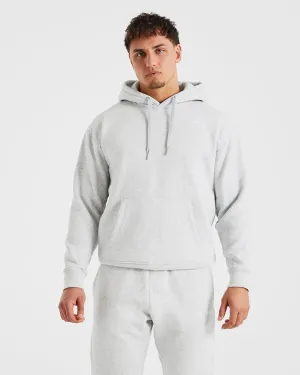 Cold Weather Gear Giraffe like Essential Hoodie - Grey Marl