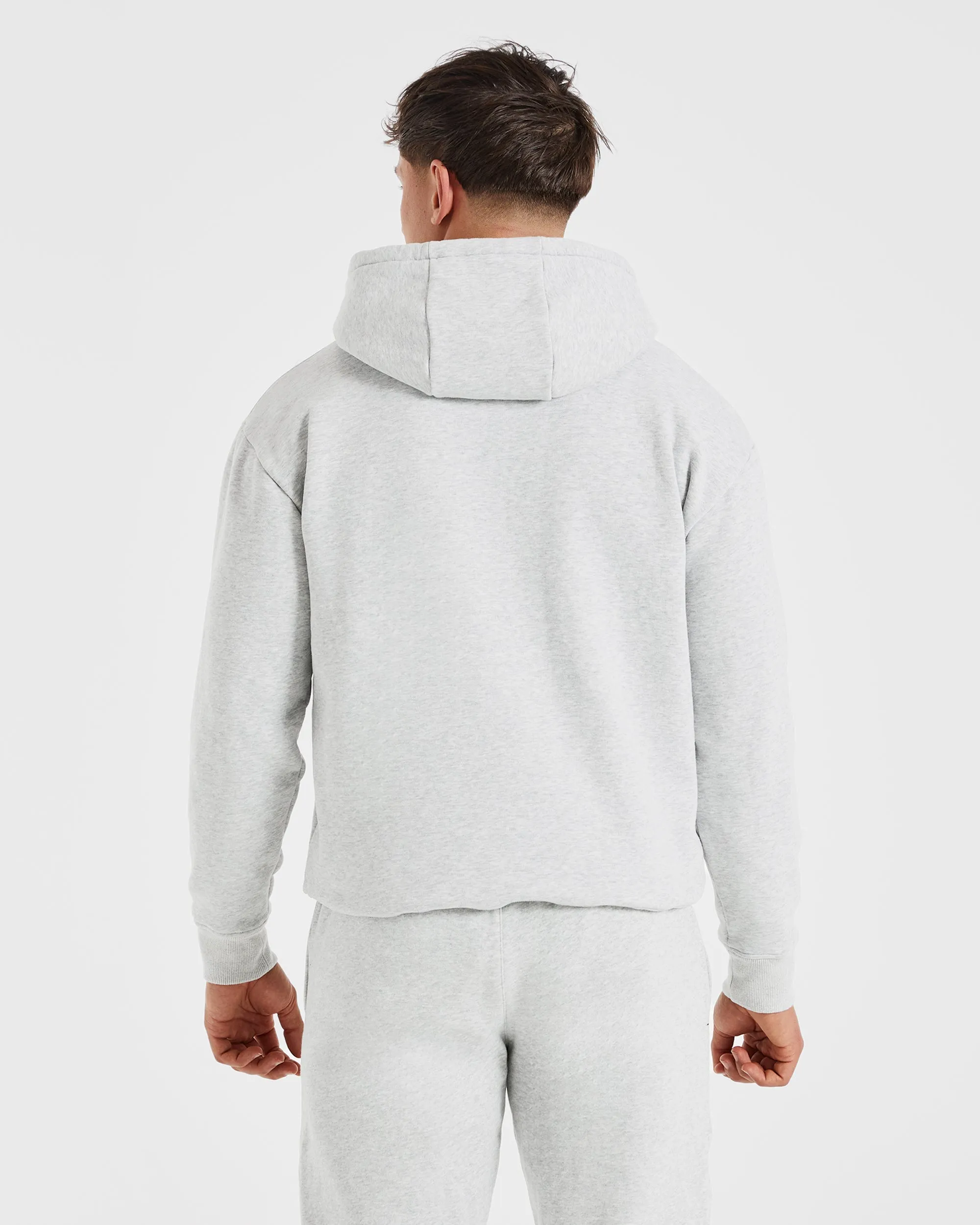 Essential Hoodie - Grey Marl Anti Static Lining Stretchable Material