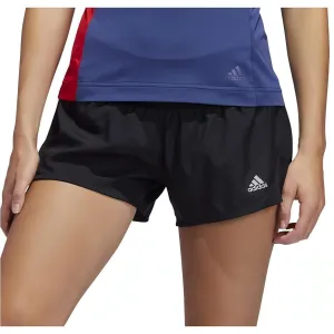 Reflective accents Fade Resistant Dye adidas Run It 3 Inch Womens Running Shorts - Black