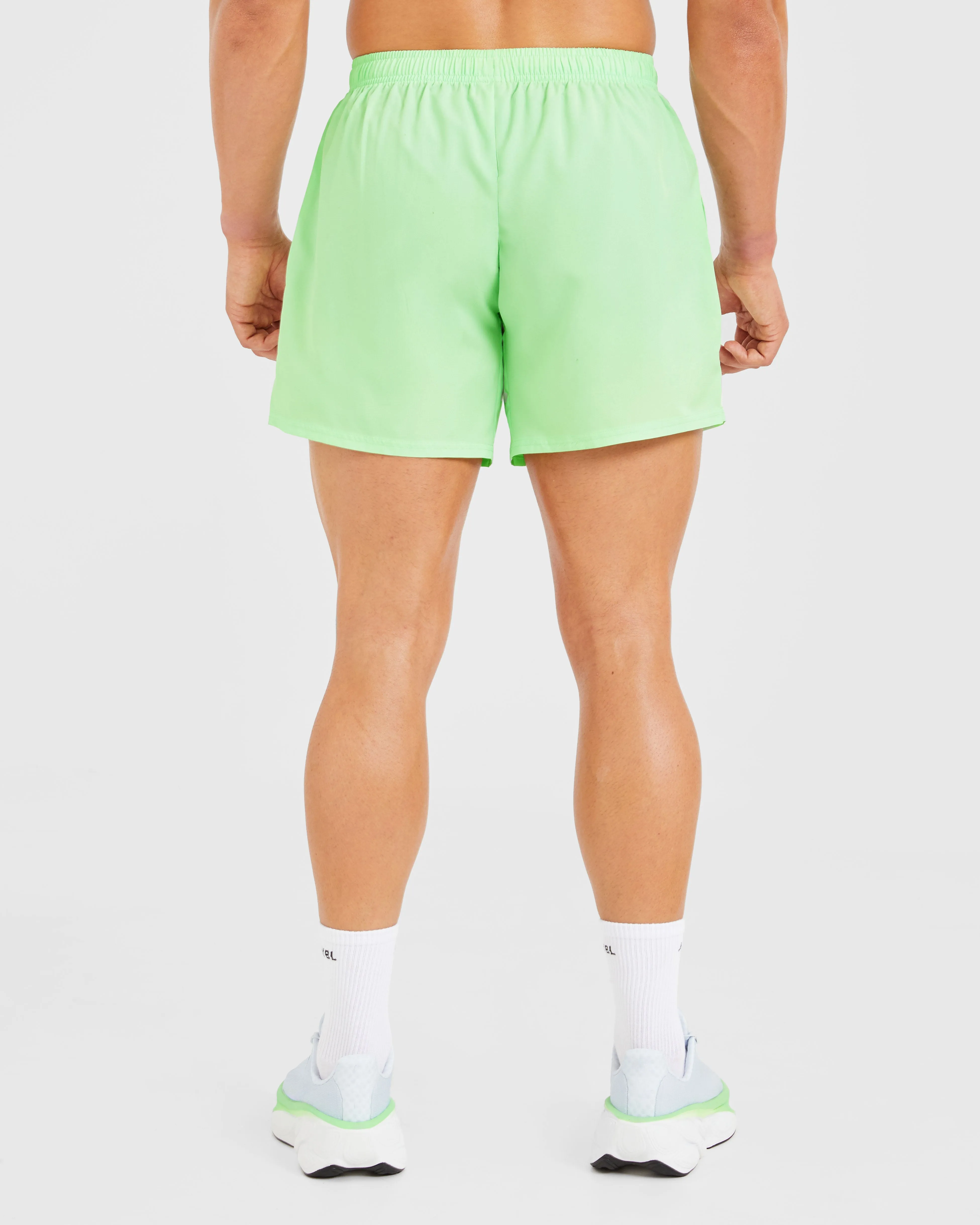 Core 5" Shorts - Lime Green Weekend Outing