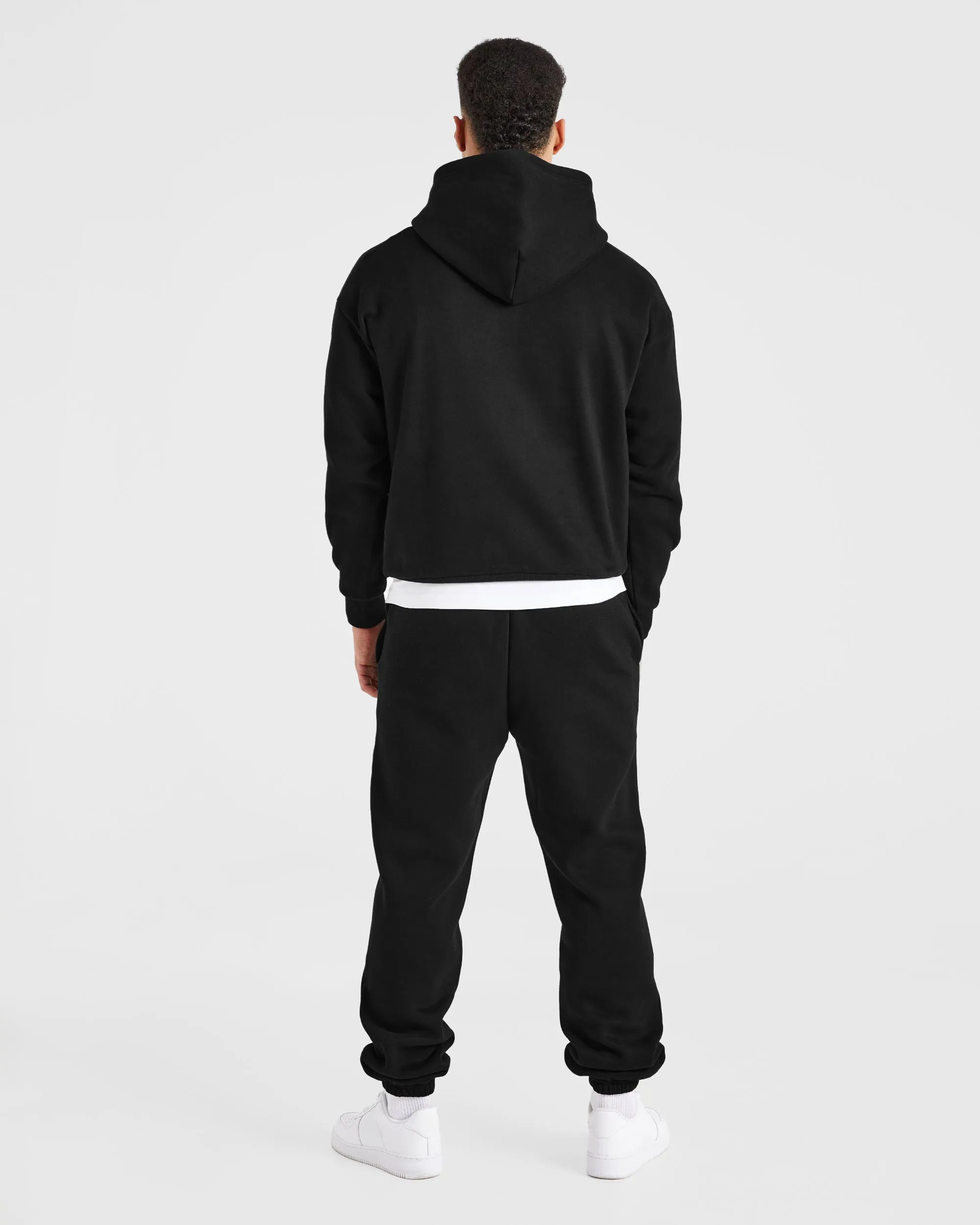 Etched Hoodie - Black shopping spree