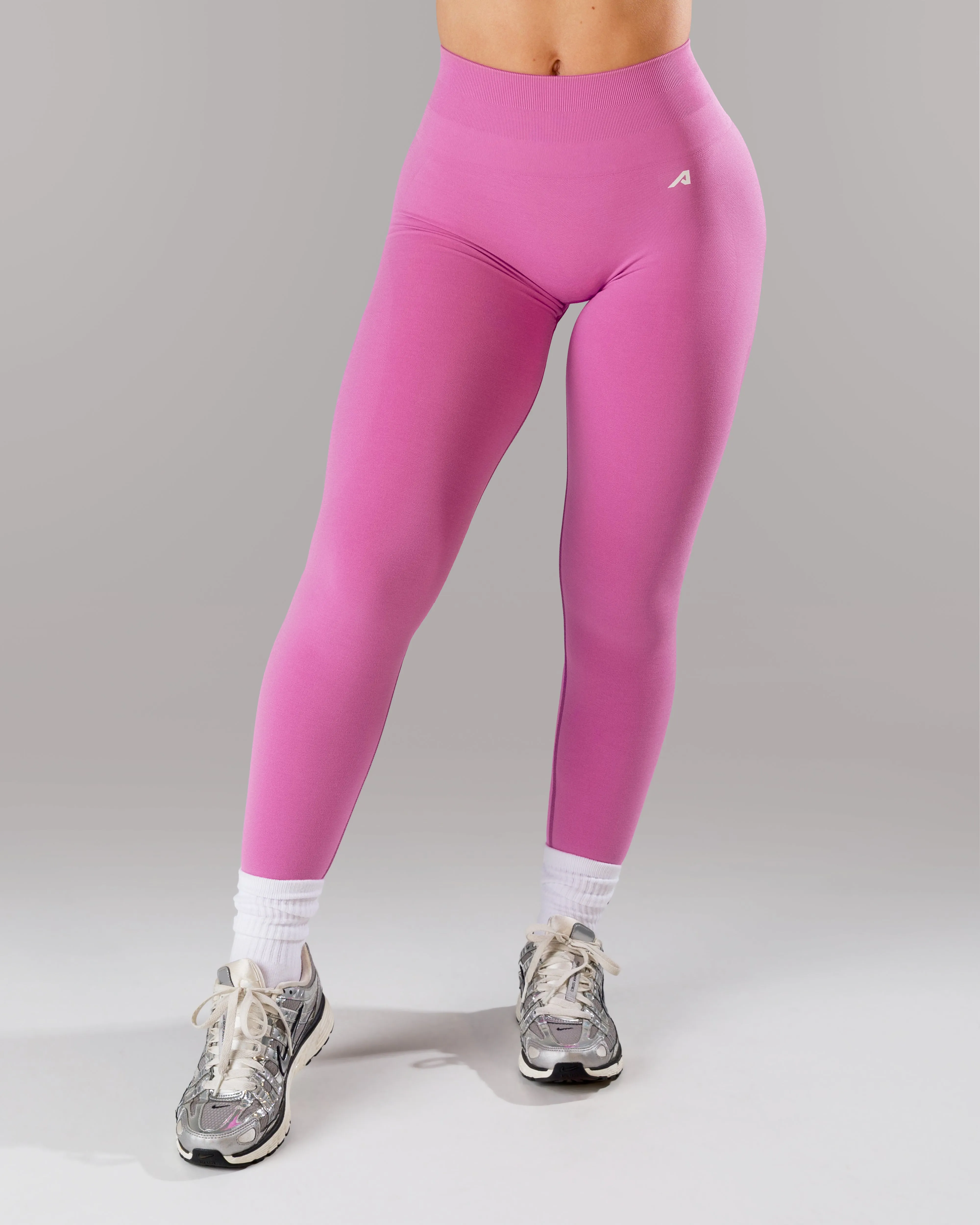 Balance Wear Breathable Leggings Material Pump Legging - Orchid