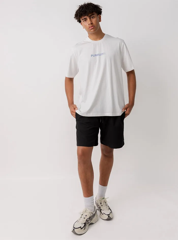 Retreat Shorts in Black Athletic Vibe