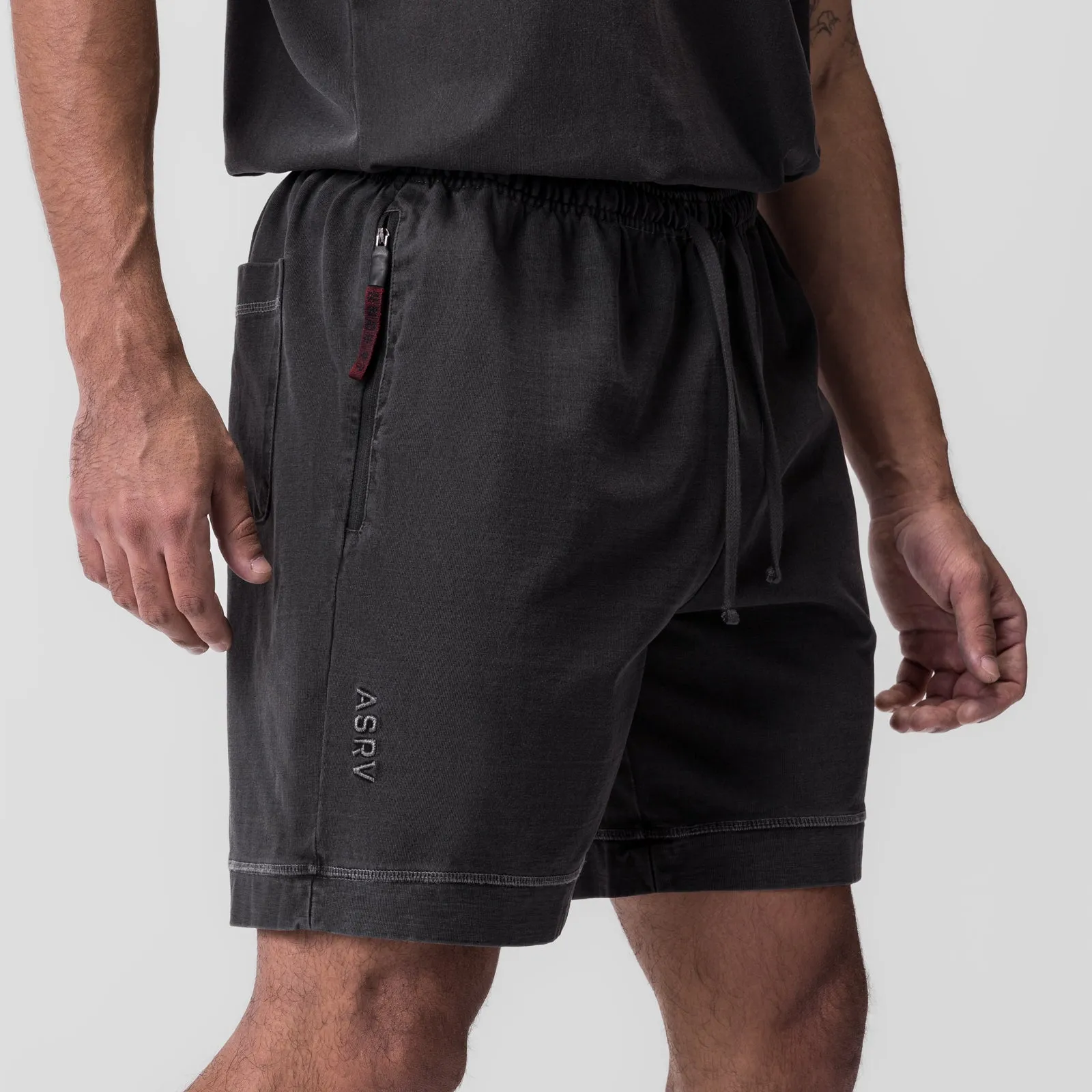0782. Tech Essential? Sweat Short - Faded Grey High-End Quality handmade touch