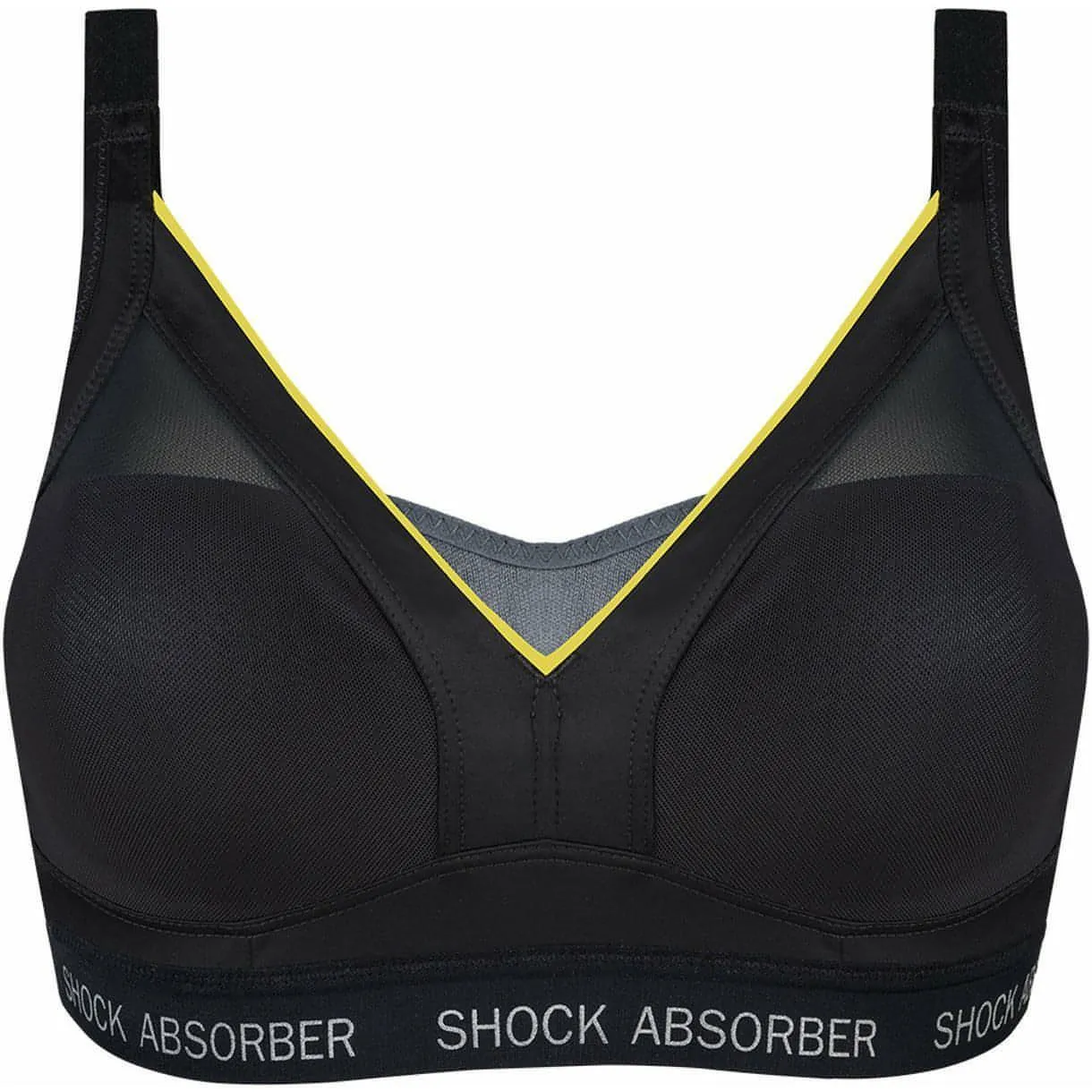 Shock Absorber Active Shaped Support Womens Sports Bra - Grey Small