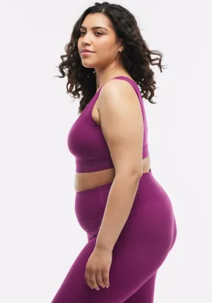 Seamless Support Half-sleeved Cadent Laser Perforated Bra