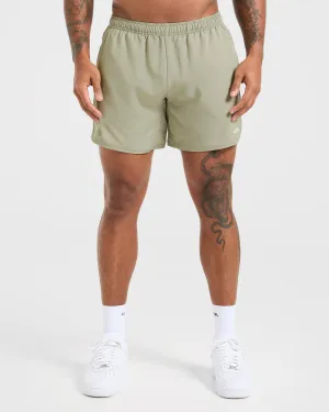 Tagless Design WaterResistantFinish Core 5" Shorts - Desert Olive