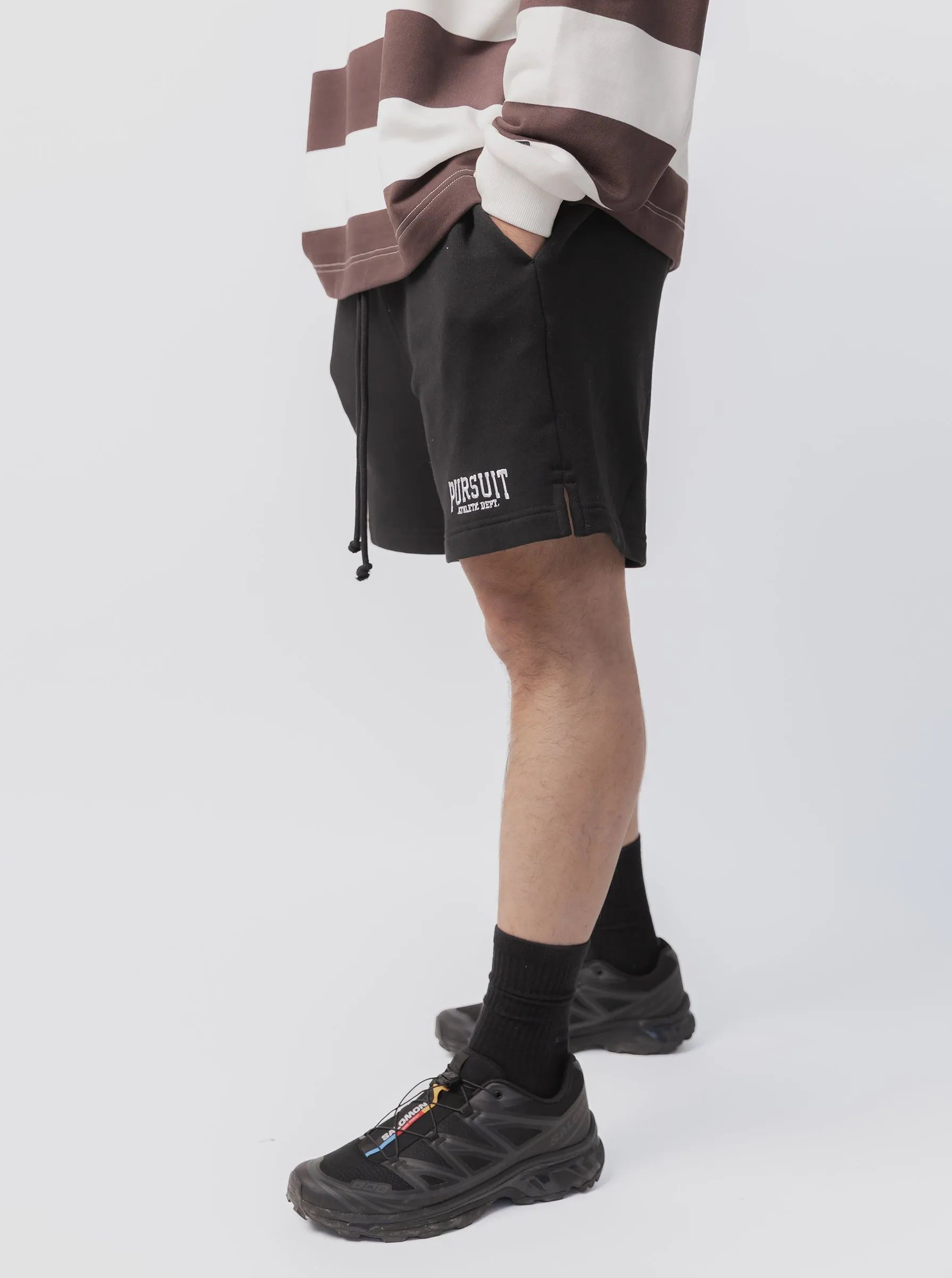 Happiness Short in Court Black Comfort waistband