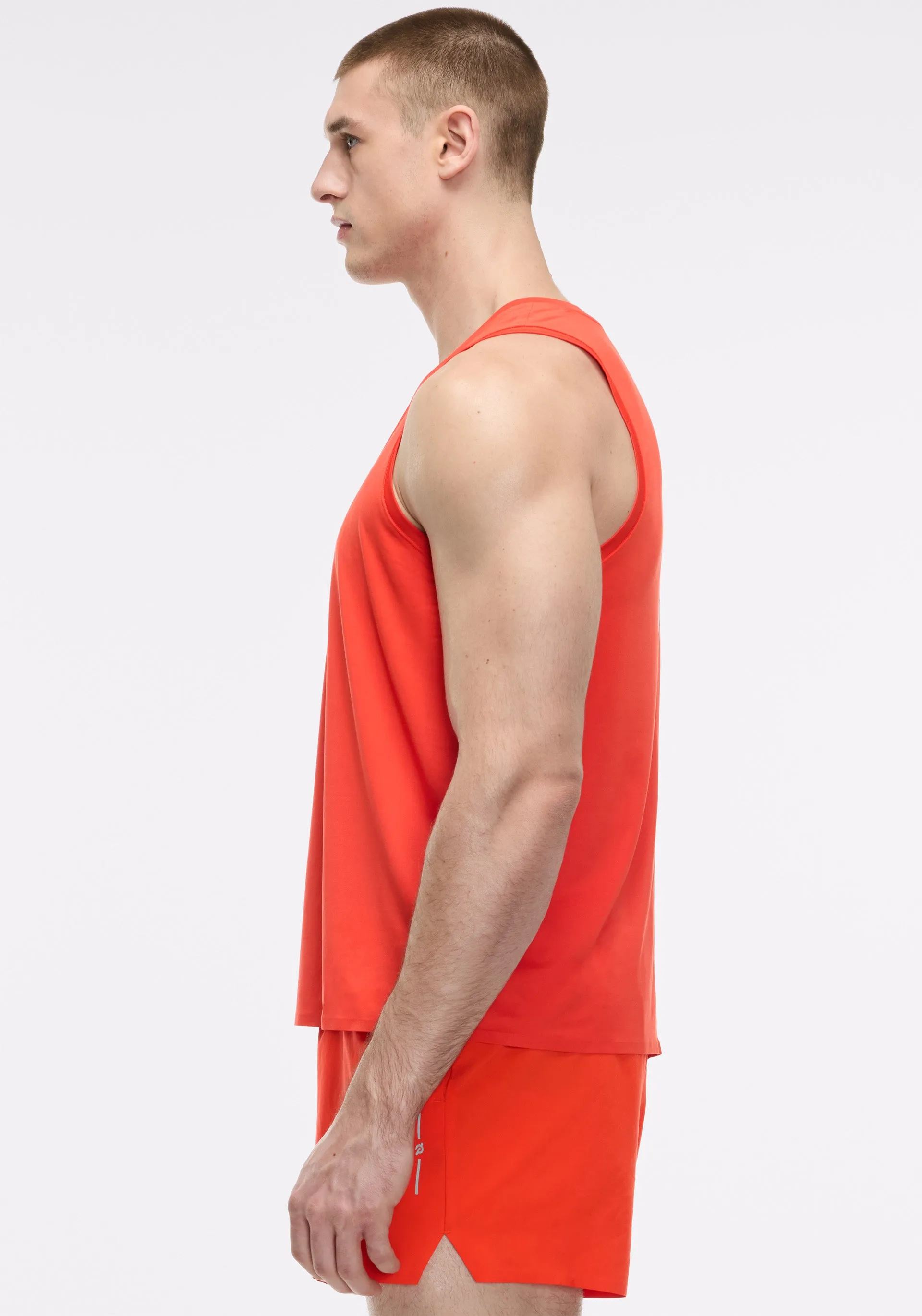 No Ride Up Design Skinny Fit Red Tomato Run Set