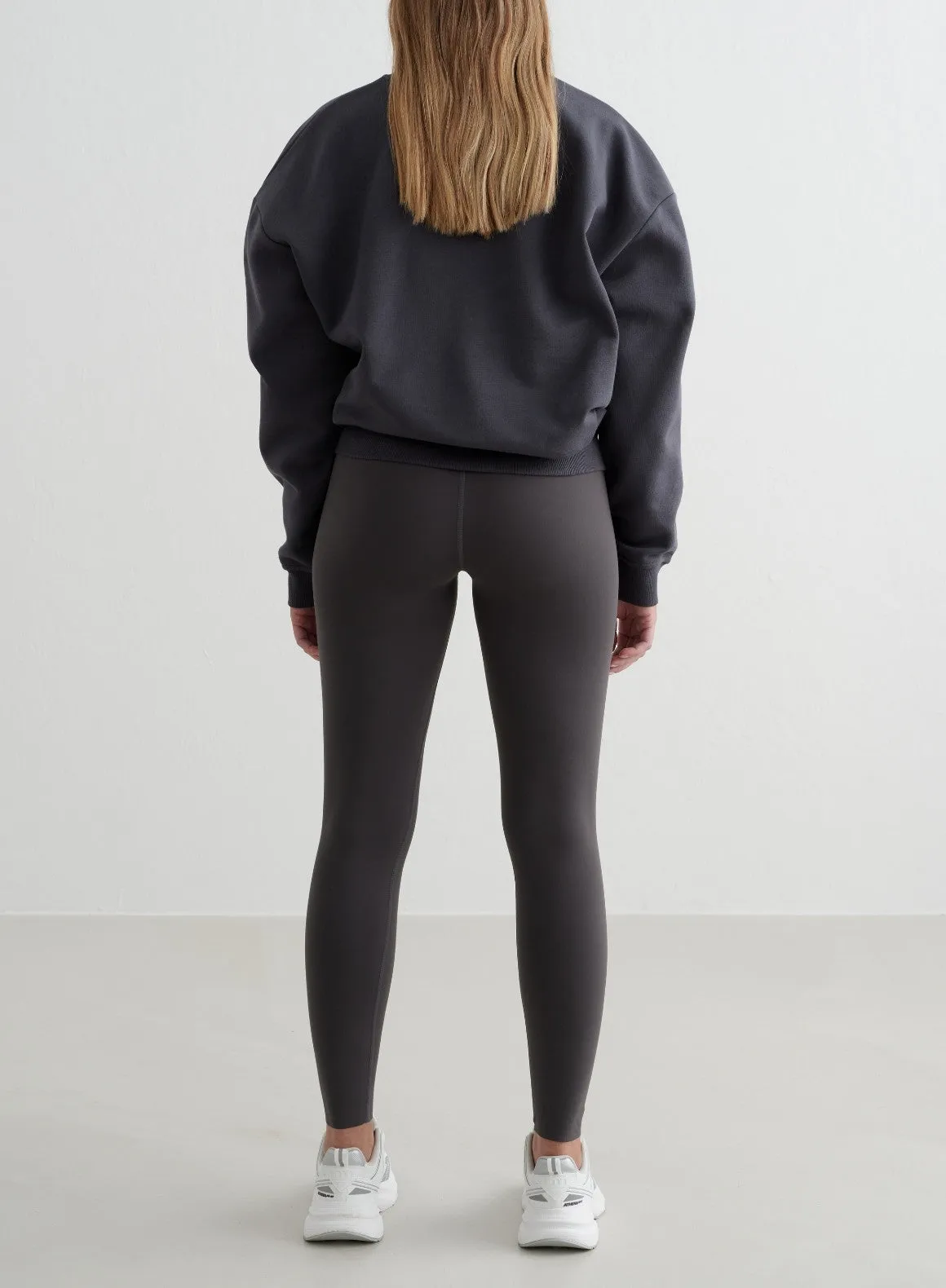 Shadow Grey Serif Sweatshirt Luxury