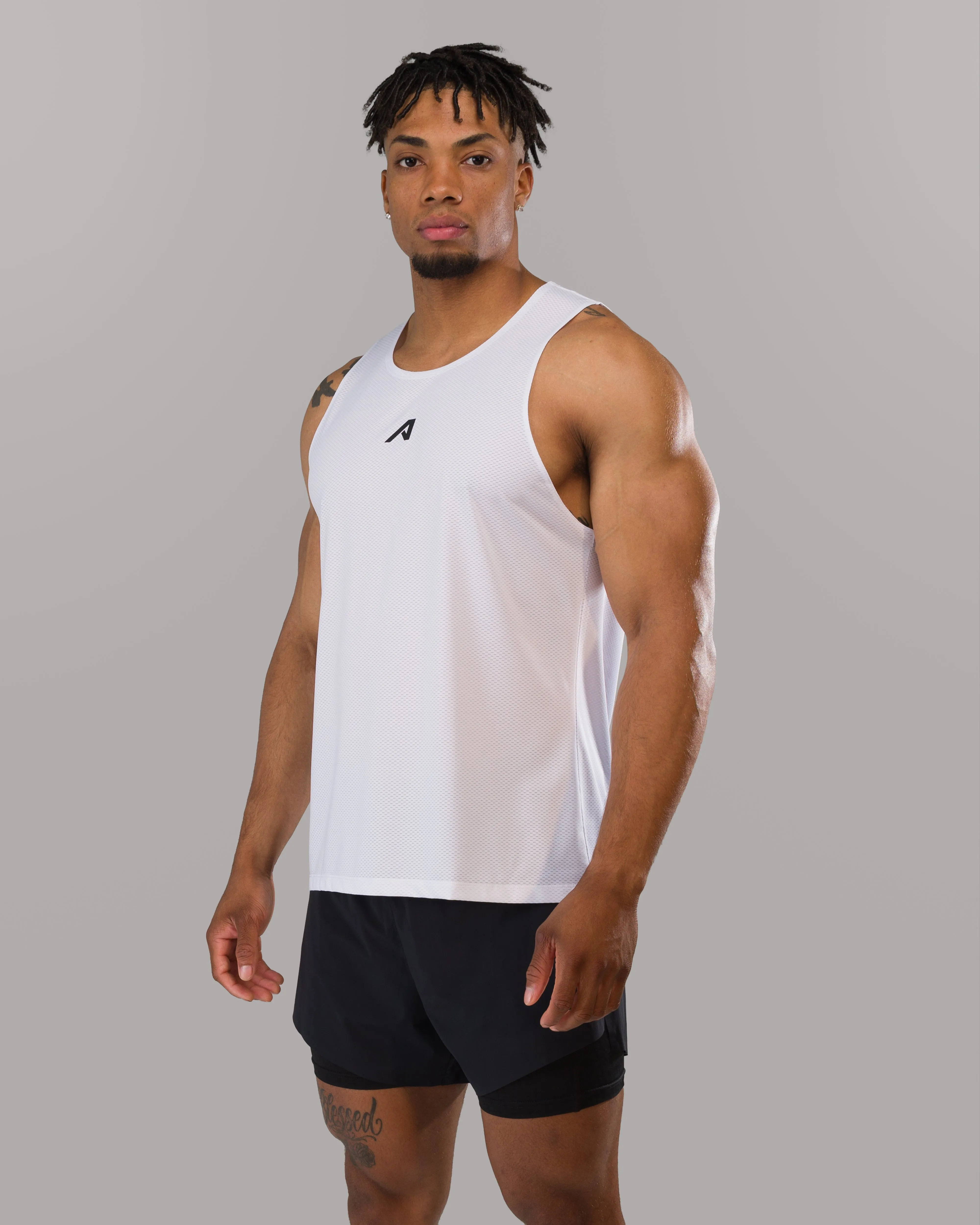 Built In Support desert scene Base Cutoff - White