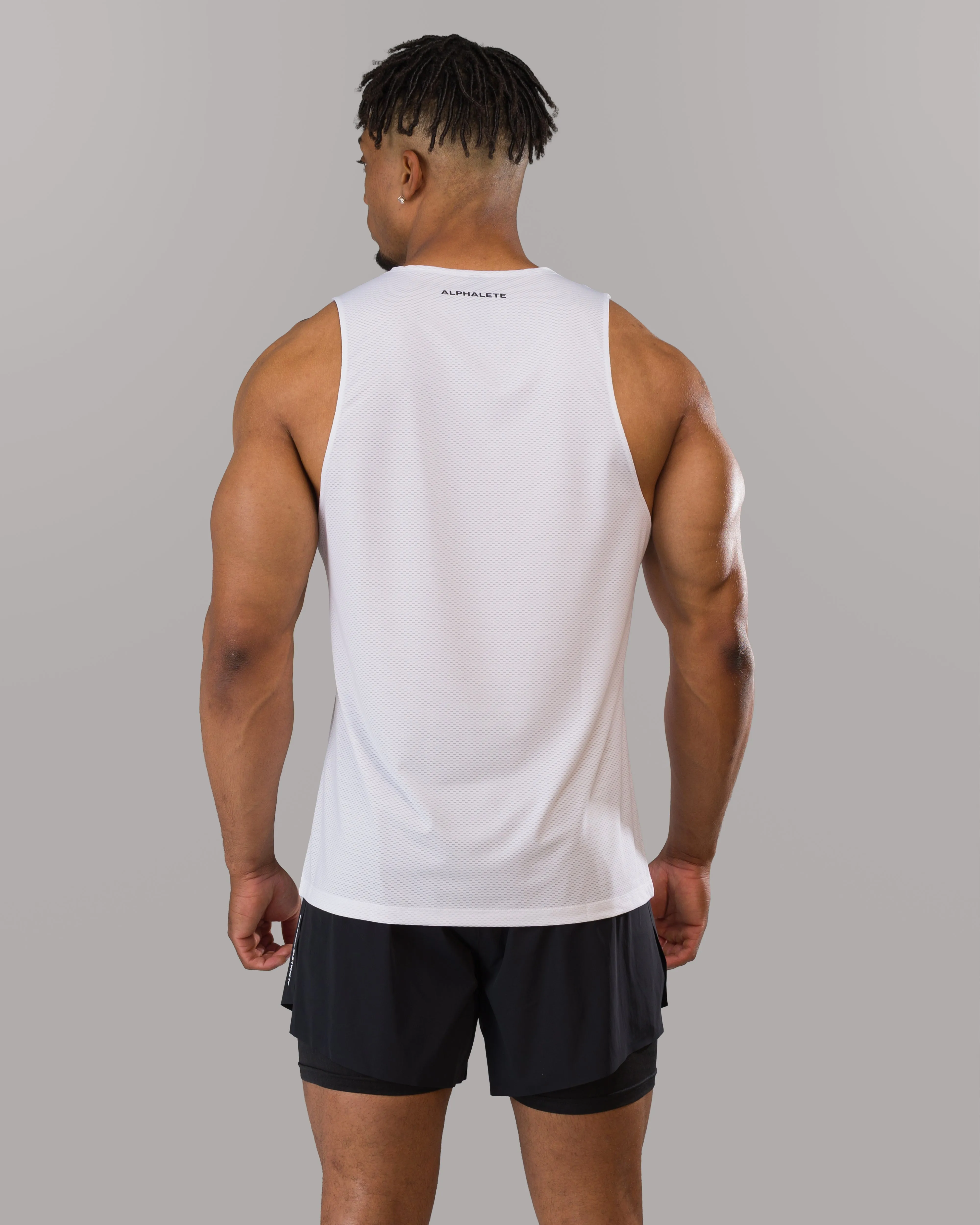 Base Cutoff - White Lightweight Weave Non Chafing Edges