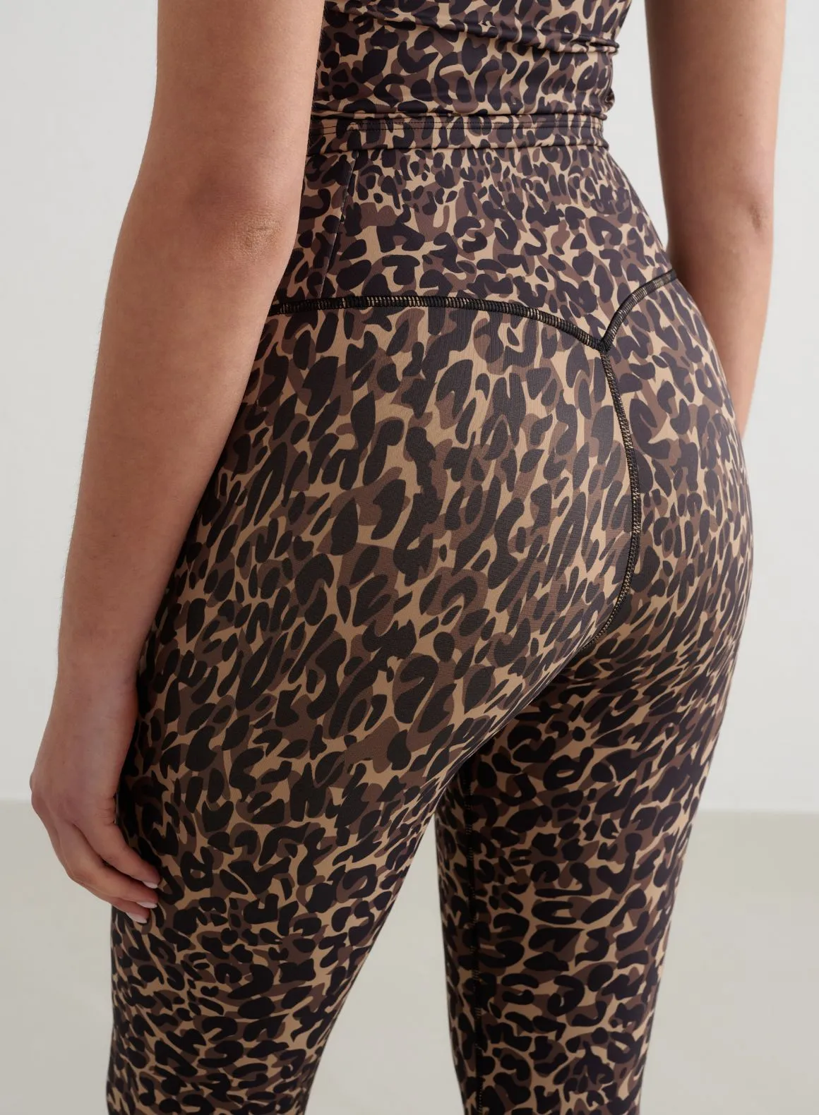 Cheetah Core Tights Studio Practice Luxury Choice Moisture wicking