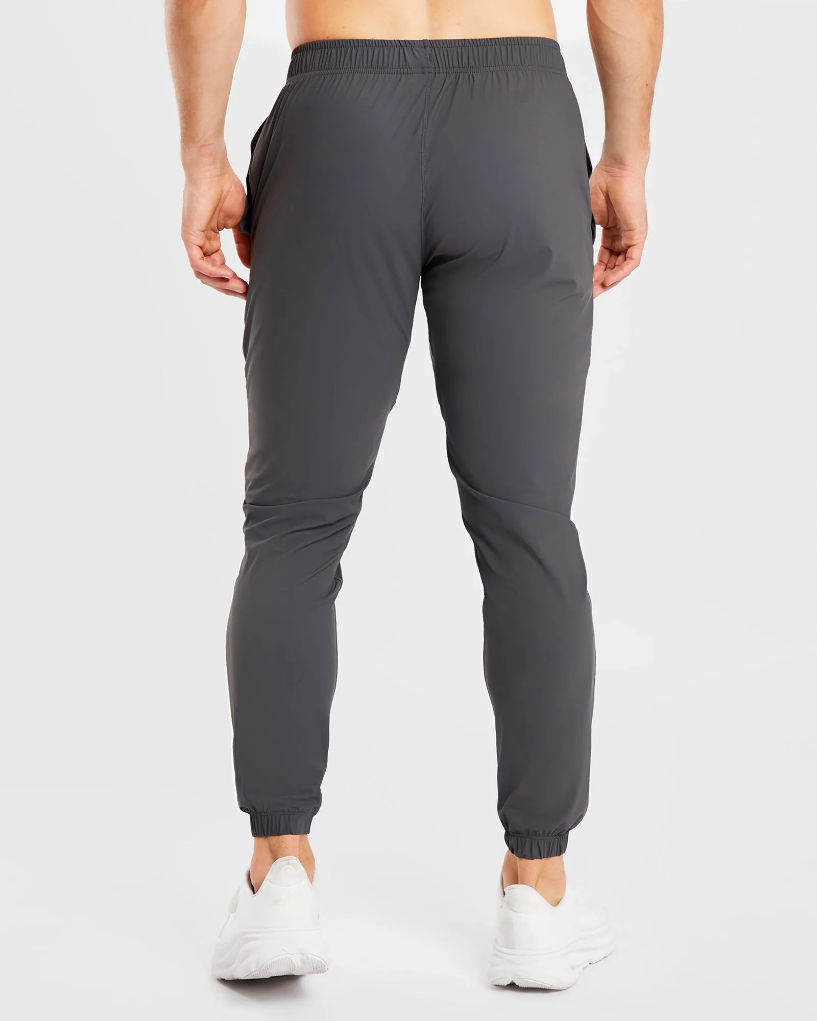 No Fuss Quick Dry Fabric Ascend Cuff Joggers - Charcoal