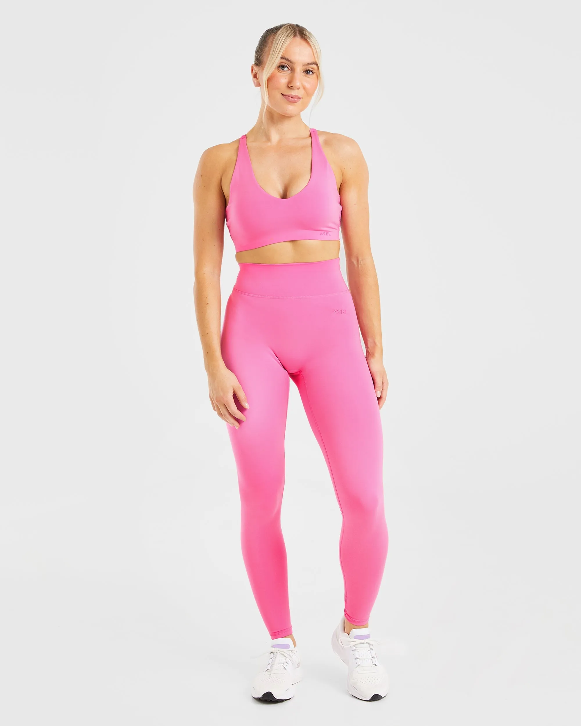 Staple Sports Bra - Summer Pink Classic
