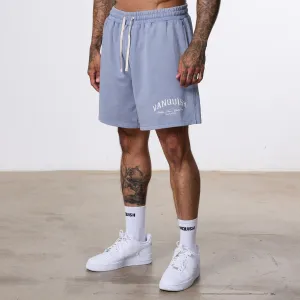 low - rise Sun Protection Vanquish Better Than Yesterday Washed Blue Sweat Shorts