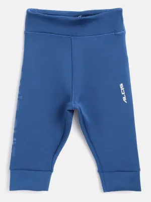Urban Style Alcis Girls Blue Solid 3/4th Length Training Joggers