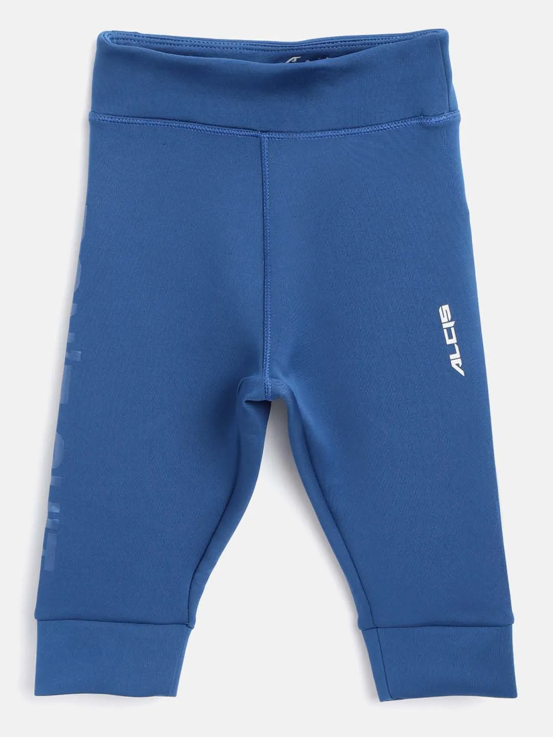 Urban Style Alcis Girls Blue Solid 3/4th Length Training Joggers