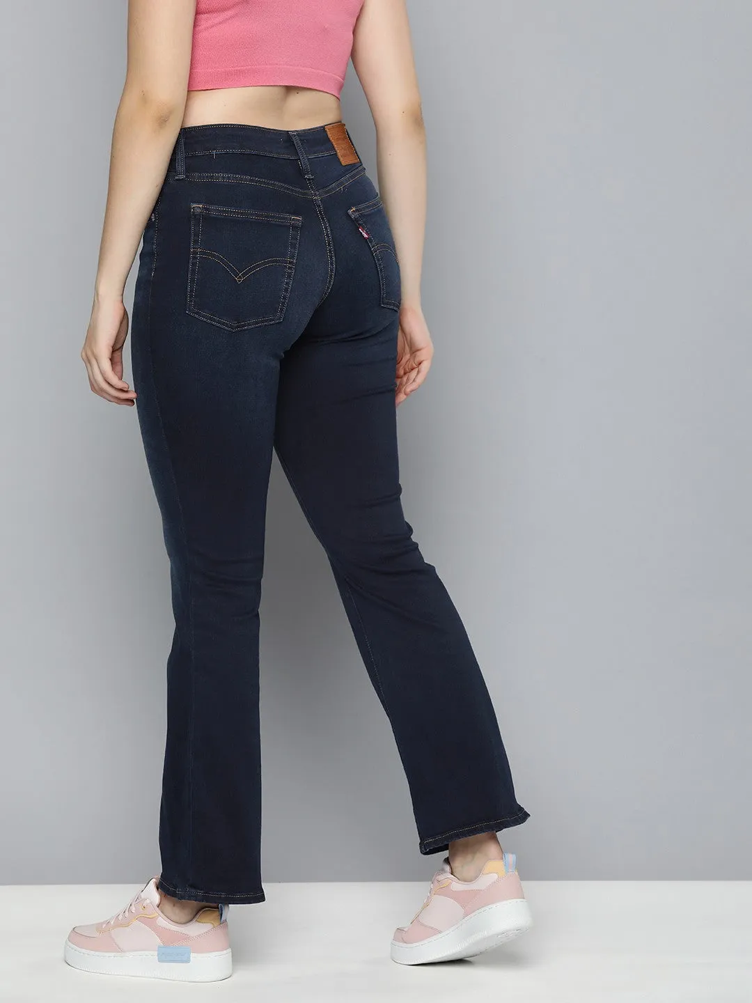 Ultra Basic Women's 725 Blue Flared Fit High Rise Jeans