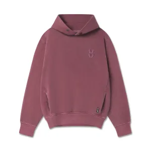 Glossy Look school setting 0920. Tech Essential? Distressed Hoodie - Faded Crimson