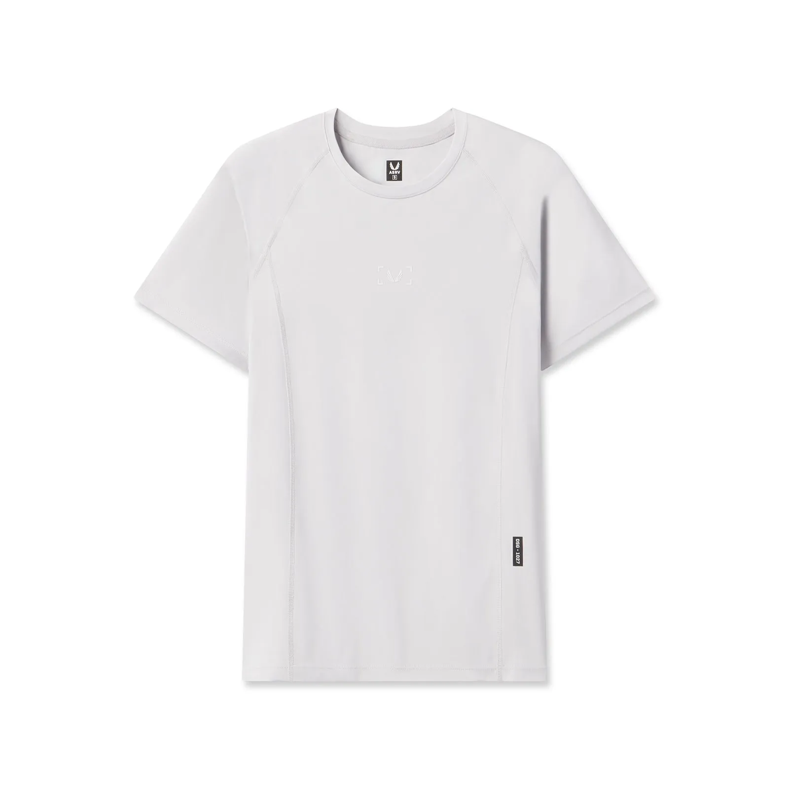 1027. WarpFlexx-Lite? Half-Sleeve Baselayer - Light Grey Minimal Trend