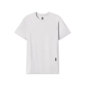 1027. WarpFlexx-Lite? Half-Sleeve Baselayer - Light Grey Minimal Trend
