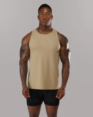 Breathable mesh AeroFlex Tank - Desert Grit