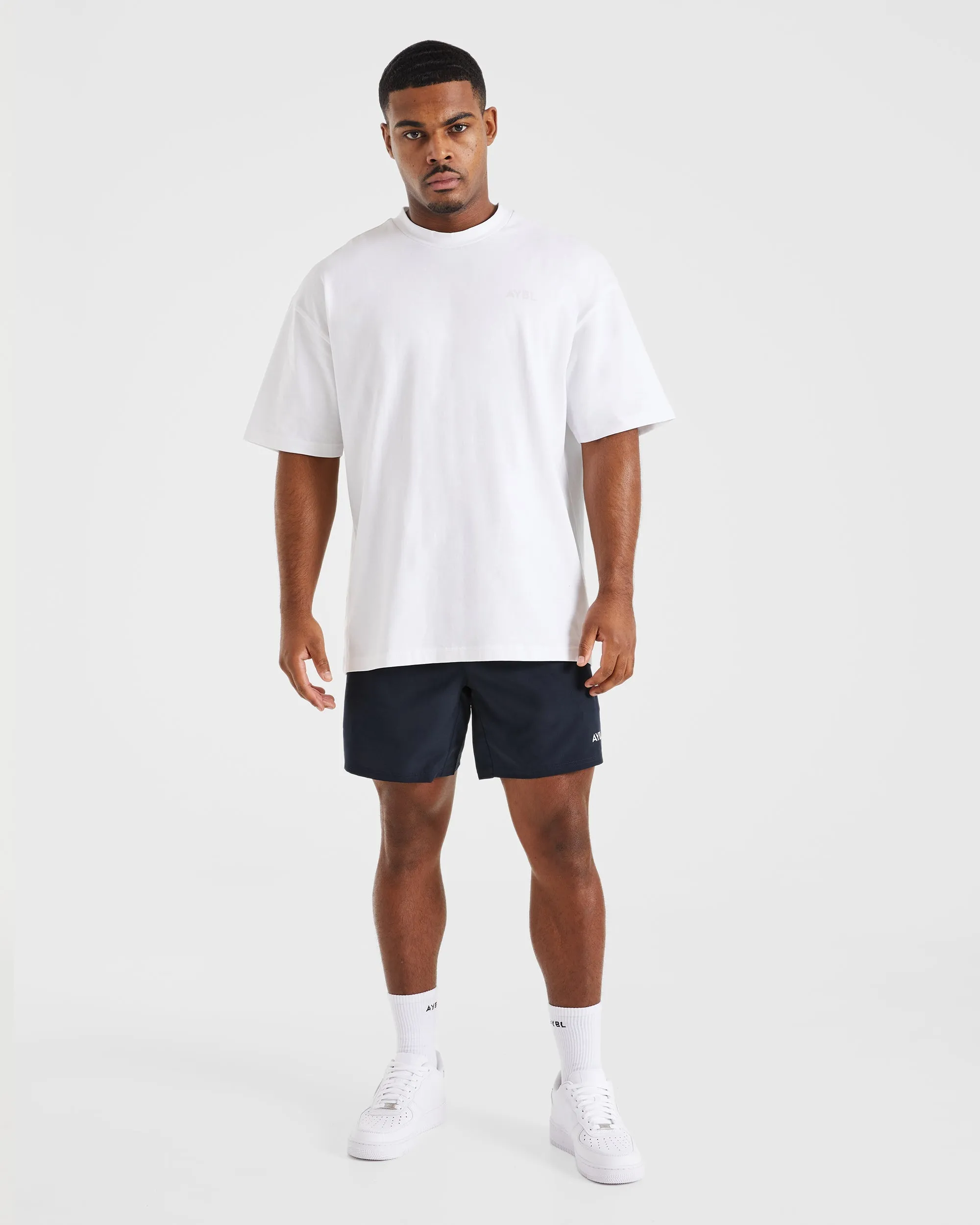 Core 5" Shorts - Navy Tear Resistant Fabric